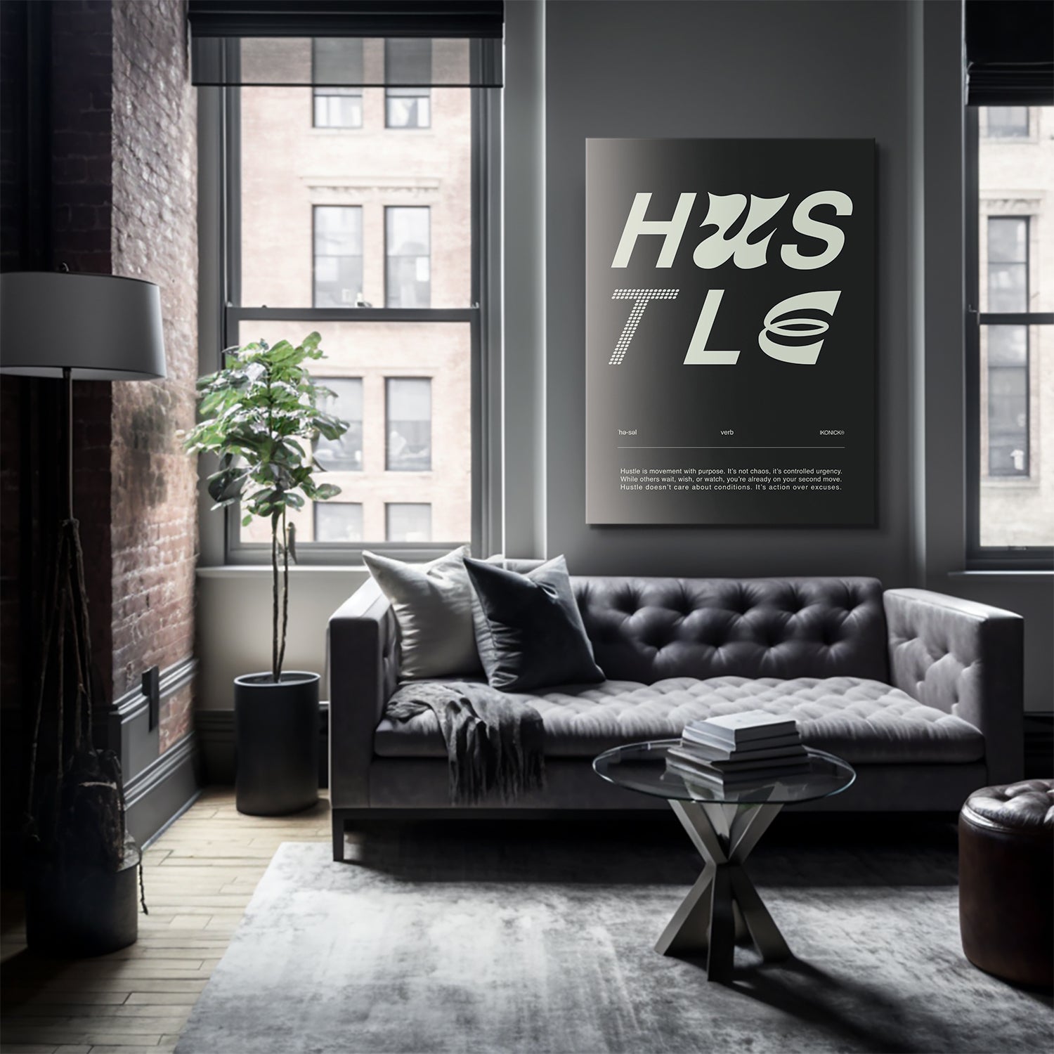 Hustle Definition - Dark - IKONICK - IKONICK Original