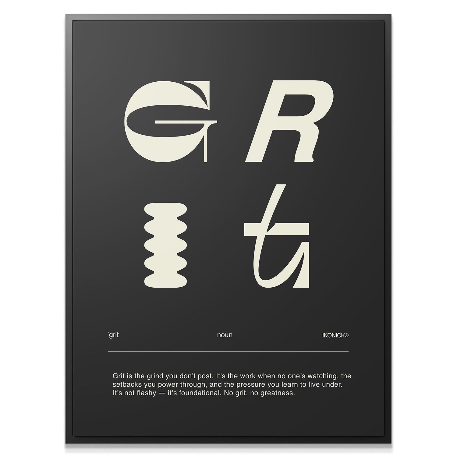 Grit Definition - Dark - IKONICK - IKONICK Original