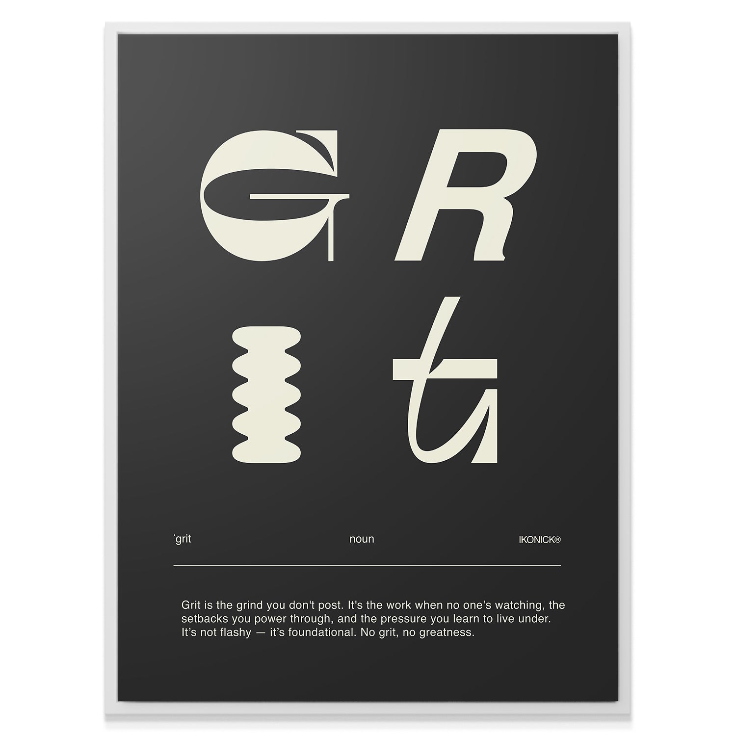Grit Definition - Dark - IKONICK - IKONICK Original