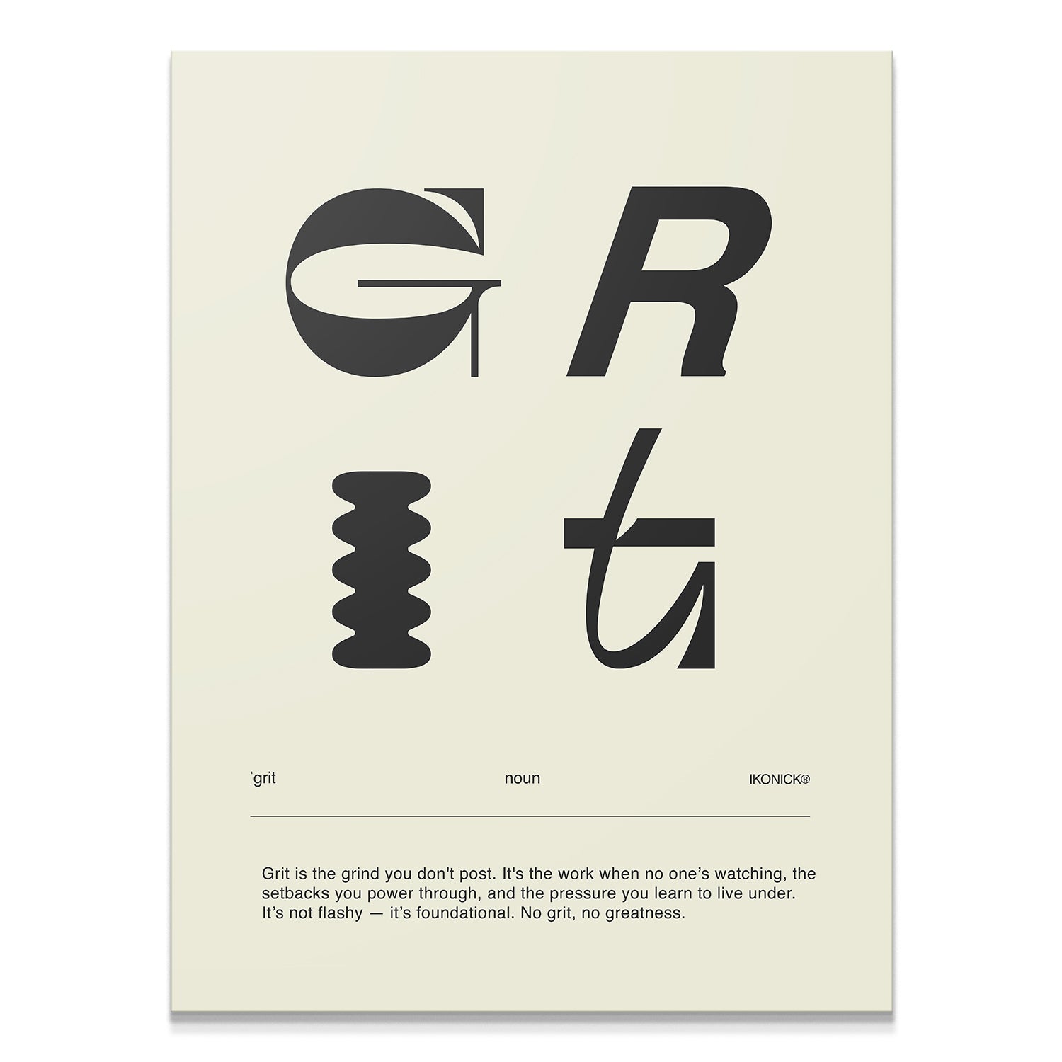 Grit Definition - Light - IKONICK - IKONICK Original