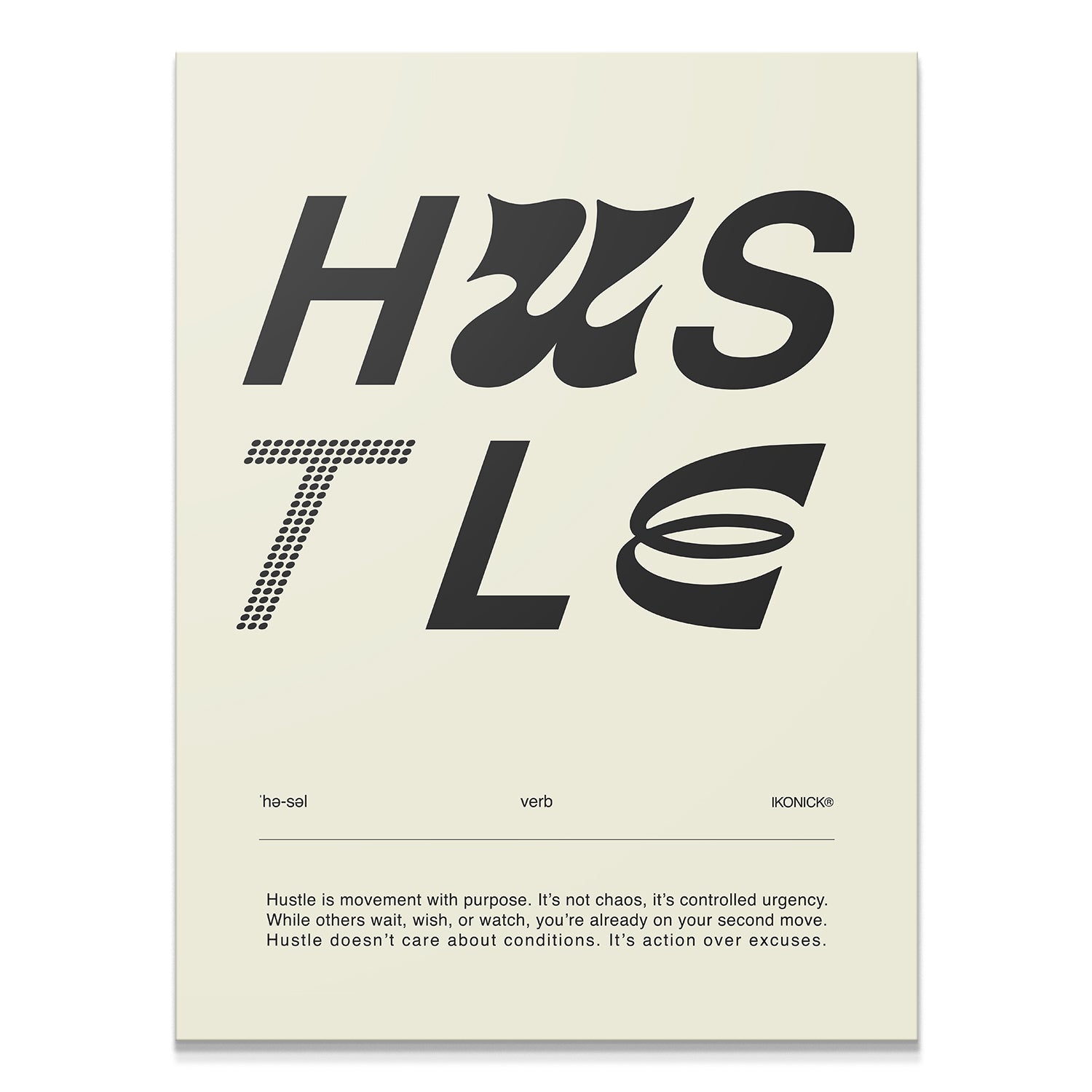 Hustle Definition - Light - IKONICK - IKONICK Original