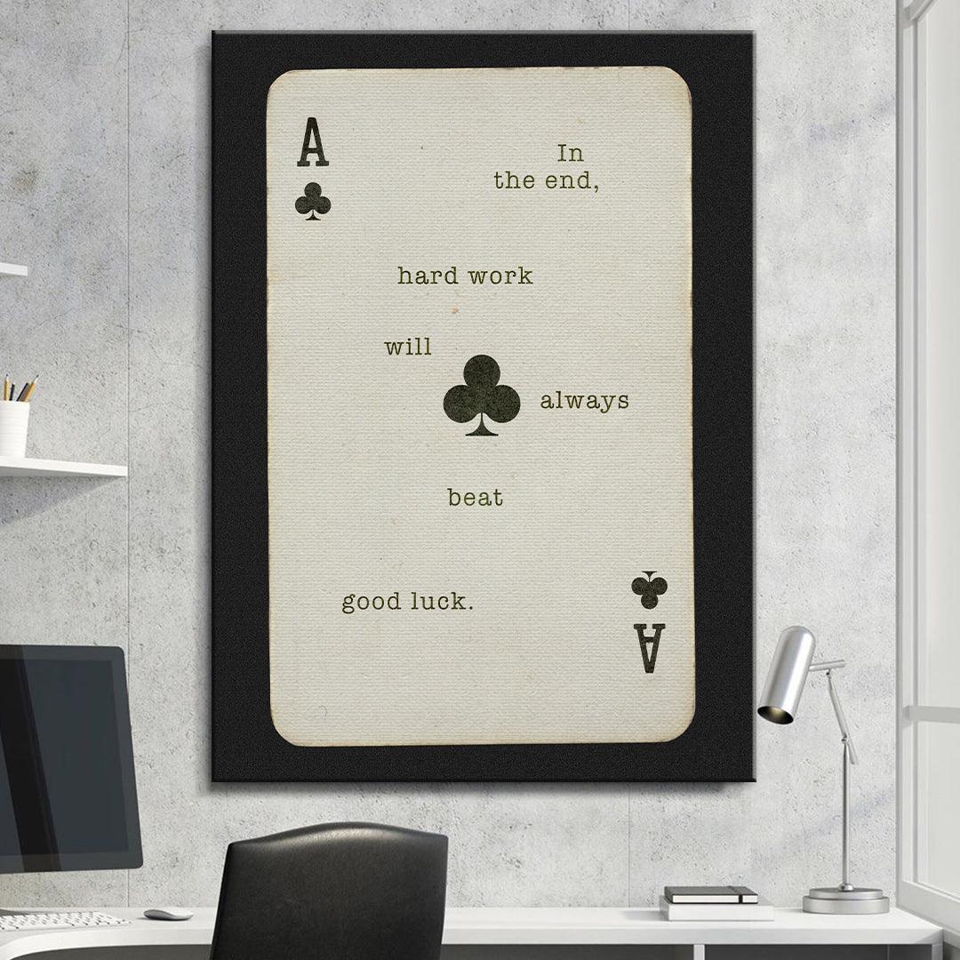 Hard Work Beats Good Luck - IKONICK - IKONICK Original