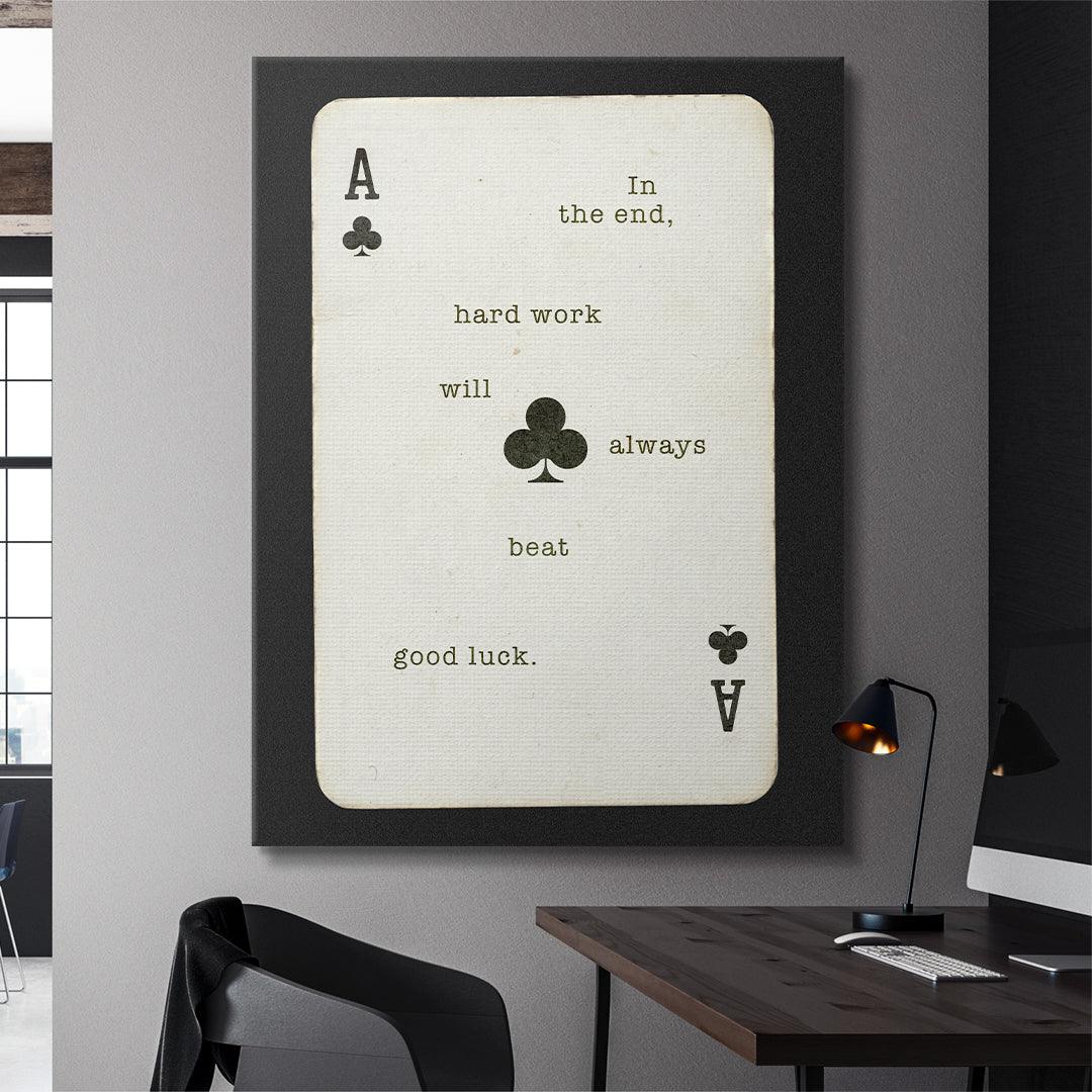 Hard Work Beats Good Luck - IKONICK - IKONICK Original