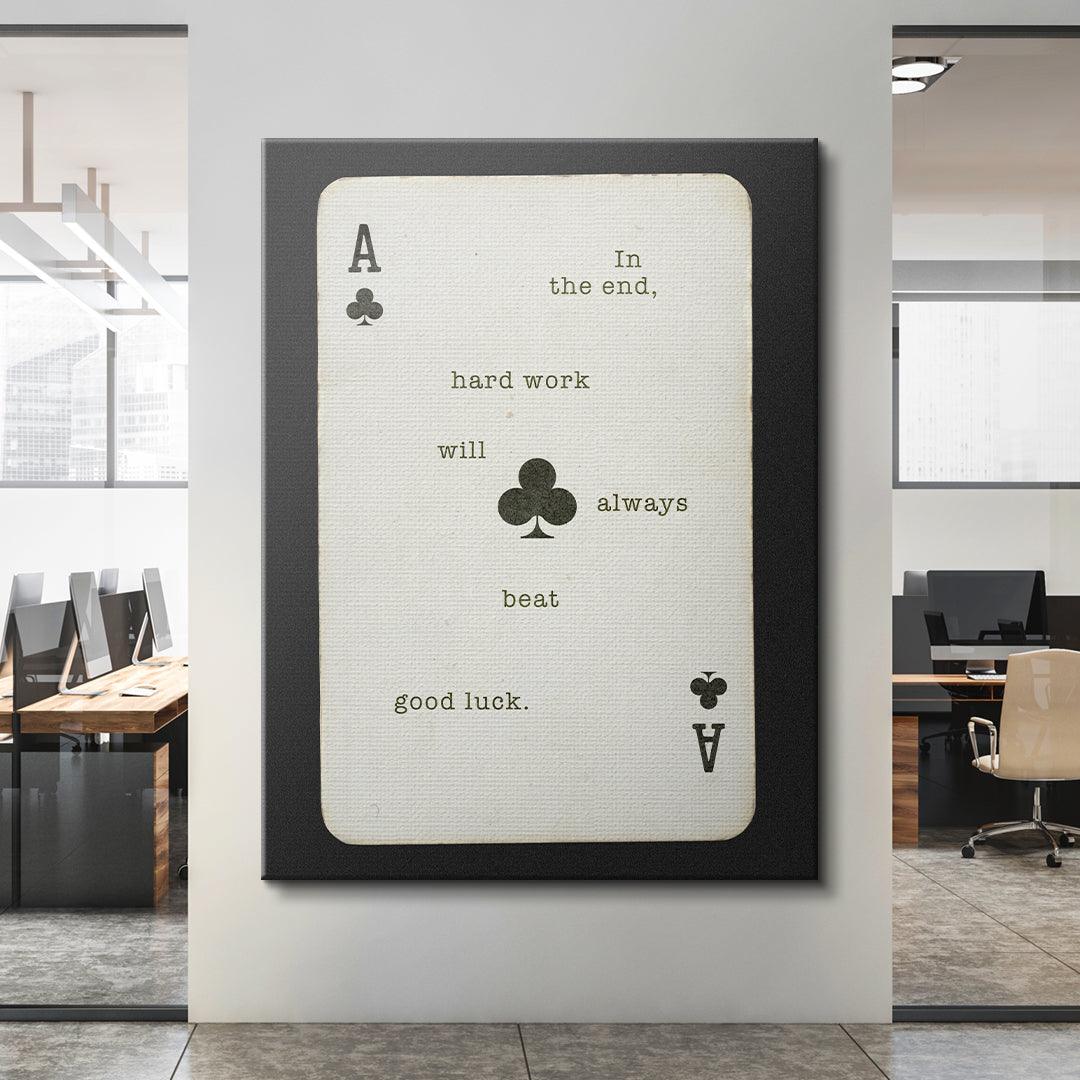 Hard Work Beats Good Luck - IKONICK - IKONICK Original