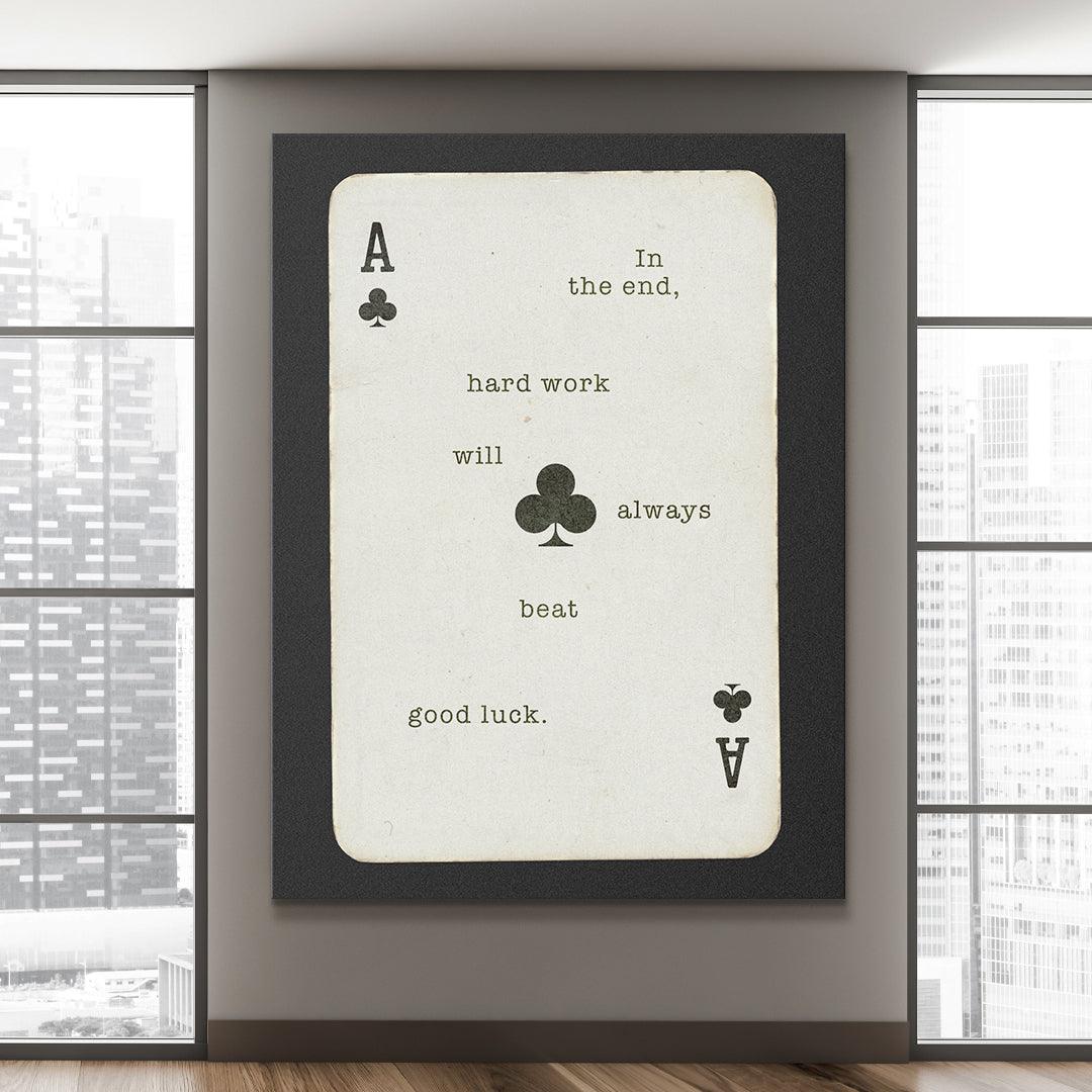 Hard Work Beats Good Luck - IKONICK - IKONICK Original