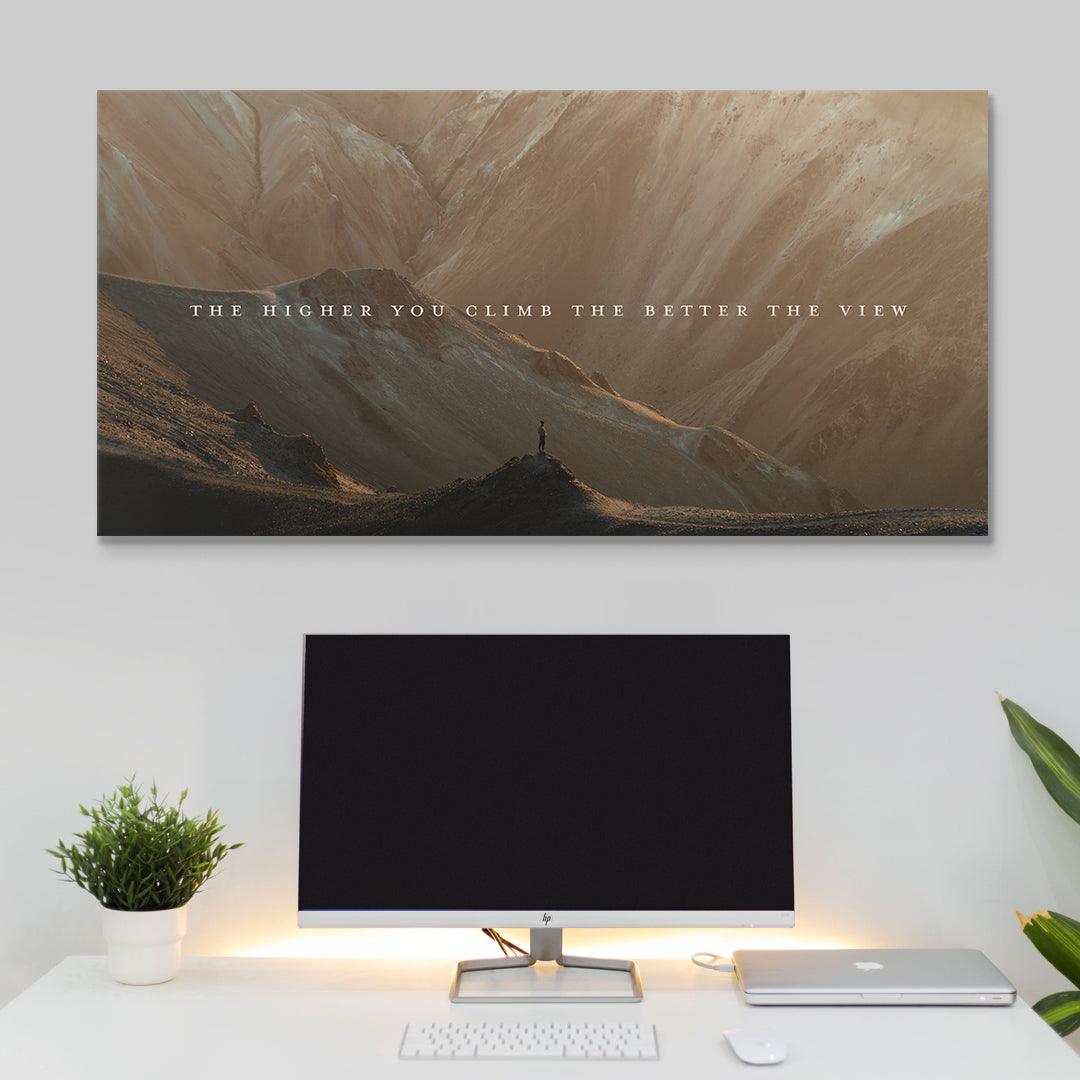 Higher You Climb - IKONICK - shortstache™︎