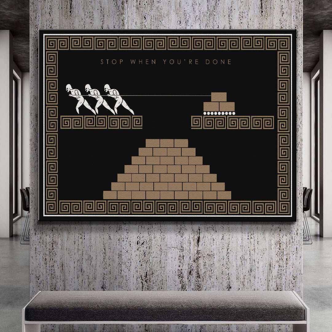 Motivational Canvas Art Designed