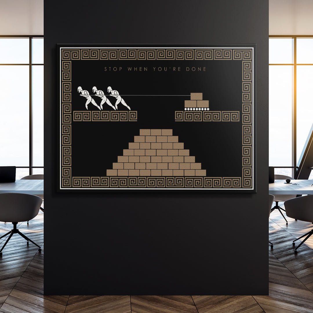 Motivational Canvas Art Designed