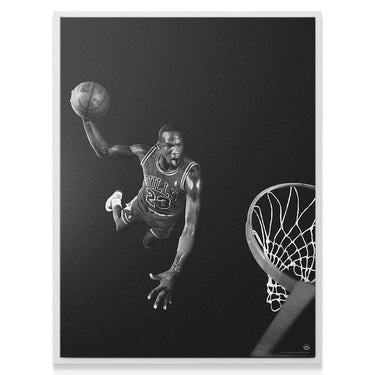 Michael Jordan Dunk - The Void | Shop Officially Licensed Canvas Art